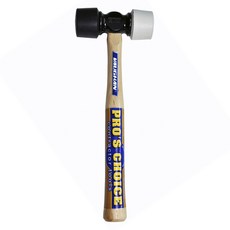 VAUGHAN 帶經過火焰處理的山核桃木手柄的橡膠槌 35.6 cm, 1個, RM24