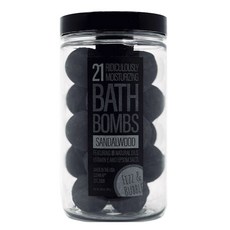 保溼迷你沐浴球 壇香味 21顆入, 1罐, 297g