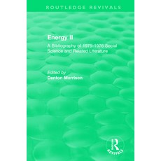 (英文圖書) Routledge Revivals: Energy II (1977): A Bibliography of 1975-1976 Social Science and Related ... 平裝版, 英文