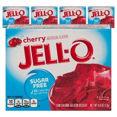 gelo 低熱量無糖櫻桃果凍粉, 17g, 5盒