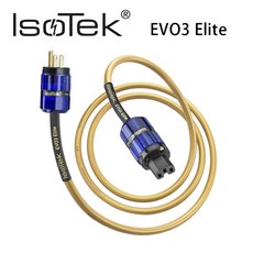 IsoTek EVO3 Elite 發燒級鍍銀無氧銅電源線 - 英國原裝進口，提升影音體驗, 3M, 1個