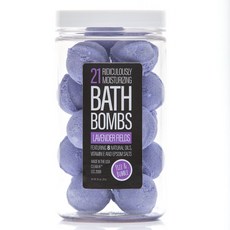 Fizz & Bubble Ridiculously保濕迷你沐浴氣泡彈 薰衣草田 21個入, 1個, 297g