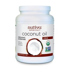 Nutiva 初榨椰子油, 1罐, 2.3L