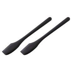 KAI 貝印 耐熱矽膠刮刀, 2個, 黑色