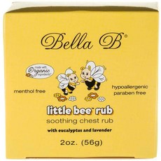 BELLA B 舒緩胸部磨砂膏 尤加利和薰衣草香, 1罐, 56g