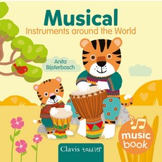 (英文圖書)Musical Instruments Around the World Sound Book Board Books, Clavis, 英文, 硬頁書