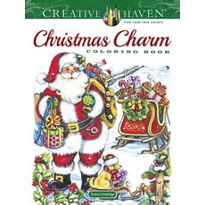 Creative Haven Christmas Charm Coloring Book 平裝版, Dover Publications, 英文