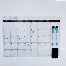 磁性月曆白板貼