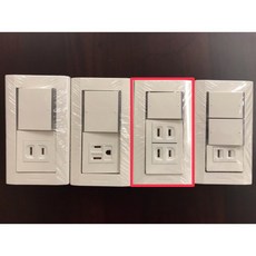 國際牌星光系列一開一插/兩開關一插/一開關兩插/一開關一插座接地附蓋片, 1個