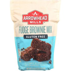 Arrowhead Mills 無麩質布朗尼預拌粉, 1個, 496克