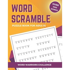 (英文圖書) Word Warriors Challenge: Word Scramble Puzzle Book for Adults with Over 1500 Words to Unscram... 平裝版, Independently Published, 英文