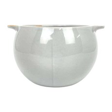 雙耳圓型盅 L, 1個, 灰色