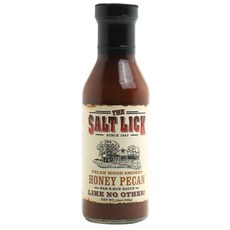 THE SALT LICK Bar-B-Q 醬山核桃木煙熏蜂蜜山核桃, 1個, 396克