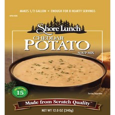 ShoreLunch 切達起司馬鈴薯濃湯, 1盒, 340g