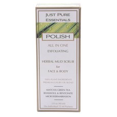 Just Pure Essentials 拋光多合一面部和身體去角質, 1個, 90ml