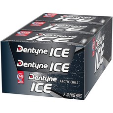 Dentyne 口香糖 9盒, 144入, 1.5g