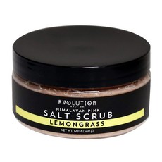 EVOLUTION SALT CO 喜馬拉雅粉紅鹽磨砂檸檬草, 1個, 340克