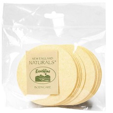 NEW ENGLAND Naturals 纖維素面部海綿, 12件, 單色