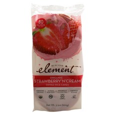 element Dipped Rice Cake 草莓奶油, 1袋, 100g