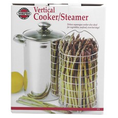 NORPRO 雙耳不鏽鋼蒸鍋+蒸籠, 1個, 25.5 x 22 x 14 厘米