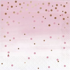 Creative Converting Rose All Day 派對餐巾 16.5cm 16入, 1個, Polka Dot