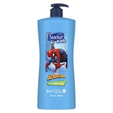 Suave Marvel蜘蛛俠3合1洗髮精+潤髮乳+沐浴乳, 1瓶, 828ml