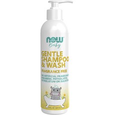 NOW Foods 嬰幼兒多合一溫和洗髮沐浴露, 1瓶, 237ml