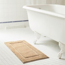 RT designer's collection 德比微纖維低音啞光墊浴室腳手架43.2 x 61cm, 1個, 淺褐色的