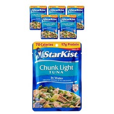 Starkist 大塊輕金槍魚在水中, 6個, 74克