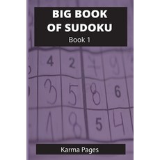 (英文圖書) Karma Pages Big Book of Sudoku Book 1 平裝版, Independently Published, 英文