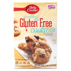 Betty Crocker 無麩質巧克力豆餅乾粉, 1個, 539克
