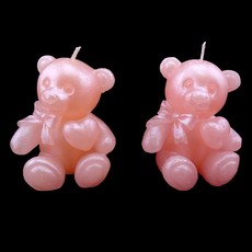 粉紅小熊蠟燭 2入一組