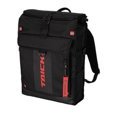 RS TAICHI RSB283 防水後背包 25L - 路趣多功能防水包 (3色), 黑紅