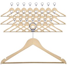 honey can do 飯店伸縮桿衣架, 24入, 楓