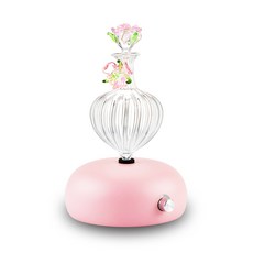 希翠斯 香氛精油擴香儀 - 粉百合 (精油霧化器 居家香氛 擴香瓶), 馬卡龍粉底座, 1個, 30ml