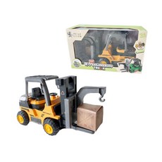 MO LI BING 聲光碰轉堆高機玩具 - 工程車系列，趣味聲光效果，培養手眼協調, 聲光堆高機