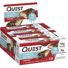 QUEST NUTRITION 糖果棒椰子焦糖杏仁, 624g