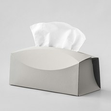 【TaG】Tent Acme 秒換面紙盒〖素食皮革版〗月球灰_雙入-磁吸質感面紙盒 簡約設計浴室衛生紙Costco, 月球灰, 2個