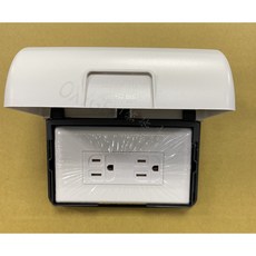 ERE RE-8900 掀蓋式防水蓋板 防雨插座 空殼 IP55 組合品區 可自選搭配開關插座 防塵 防水 戶外 安全, 1個