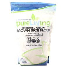 Pure Living 糙米粉, 1個, 680克