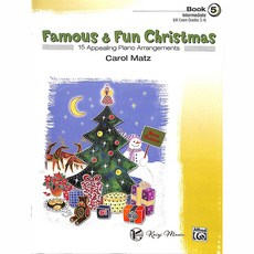 凱翊︱AF 著名的聖誕鋼琴歌曲 第5冊 Famous & fun Christmas book 5 (中級鋼琴教材，適合UK考級3-4級)