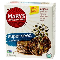 MARY'S GONE CRACKER 無麩質全麥穀物餅乾, 1盒, 156g