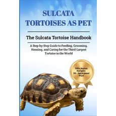 (英文圖書) Sulcata Tortoises as Pet: The Sulcata Tortoise Handbook: A Step-by-Step Guide t... 平裝版, Independently Published, 英文