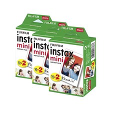 FUJIFILM 富士 instax mini拍立得相機底片 20張, 3入