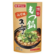 DAISHO 大逸昌 博多大腸火鍋湯底 辣味味噌風味, 1包, 750g