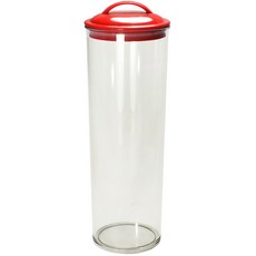 Calypso Basics 壓克力義大利麵罐密封紅色, 1個