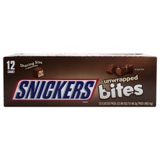SNICKERS 未包裝的咬傷 12 件, 1盒, 962.4g