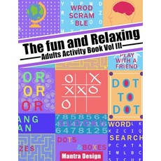 The Fun and relaxing Adult Activity Book vol 3: with Puzzle Mazes Crossword Cryptograms Words se... 平裝版, ABCD Ltd, 英文