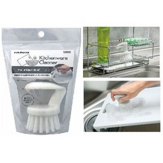 KM日本製 流理臺手握式菜瓜布 不髒手清潔海綿 適用於廚房洗臉台清潔用品