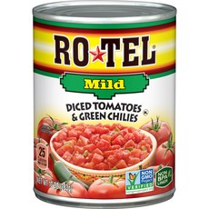 ROTEL 番茄丁青辣椒罐頭 淡味款, 1個, 283克